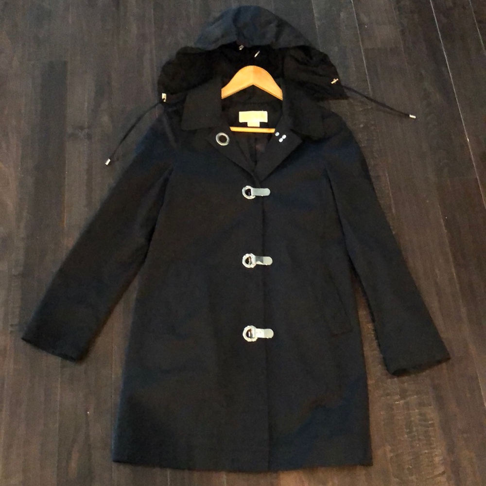 Michael Kors Silver Toggle Raincoat - image 4